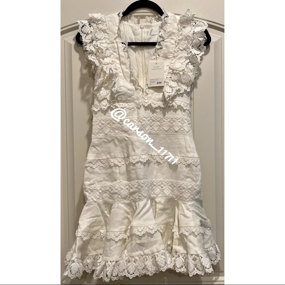 NWT Zimmermann Wayfarer Flutter Mini Dress US4 - Picture 7 of 12